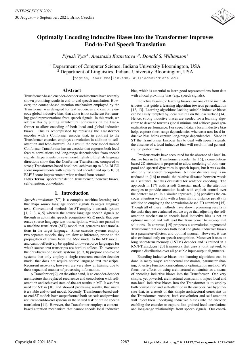 Speech translation — page 1 of 5